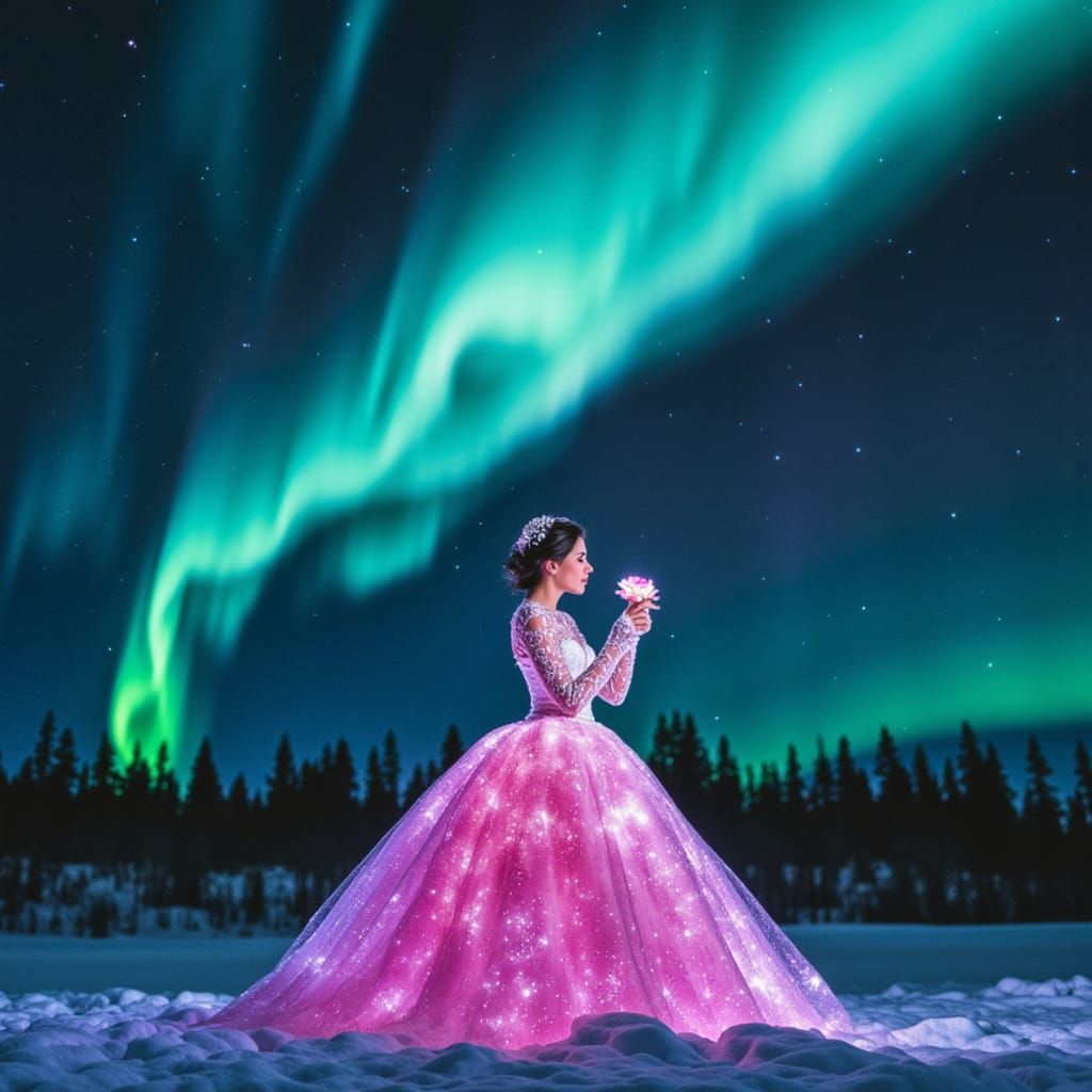 Nordic Lights of Red