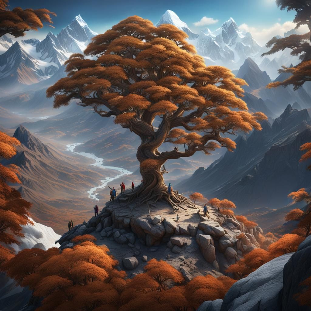 Everest Summit: A Matte Painting in Unreal Engine 5