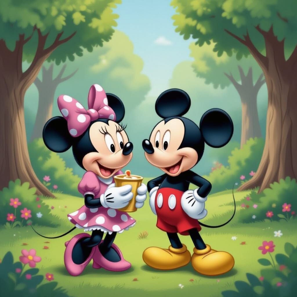 AI Generated Image of Mickey Mouse