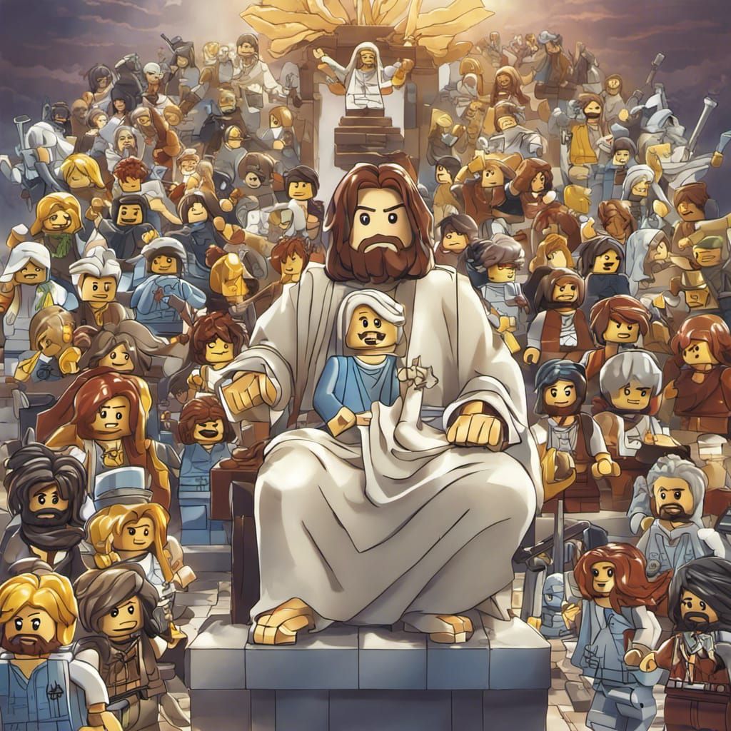 Lego Jesus - AI Generated Artwork - NightCafe Creator