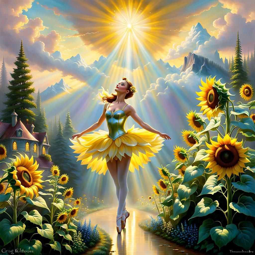 Sunflower ballerina