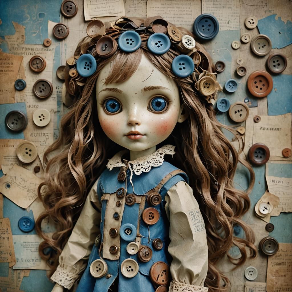 Button girl