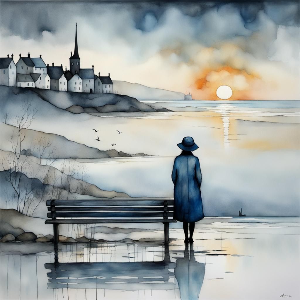 Watching The Sunrise  by @Pigfarmer Jr