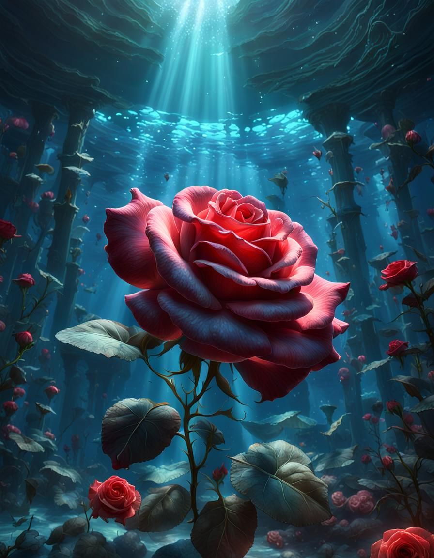 Waterose.   by @Aiming high