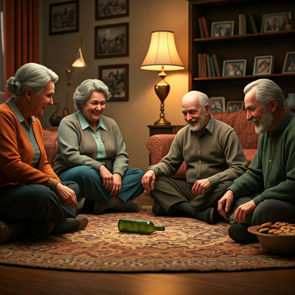 Spin the bottle never gets old   by @Zombirb