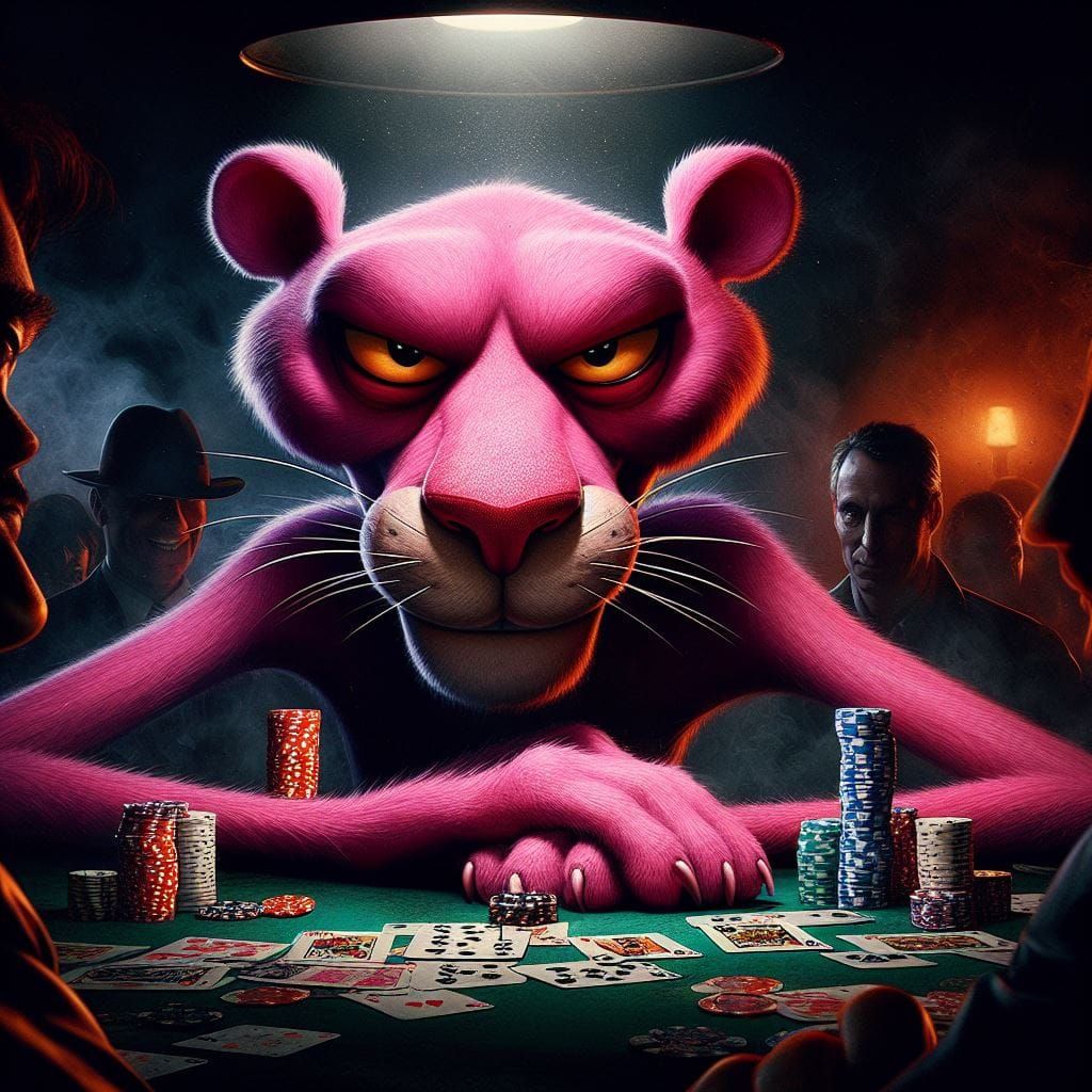 Dark side serie of The Pink Panther: Player addict