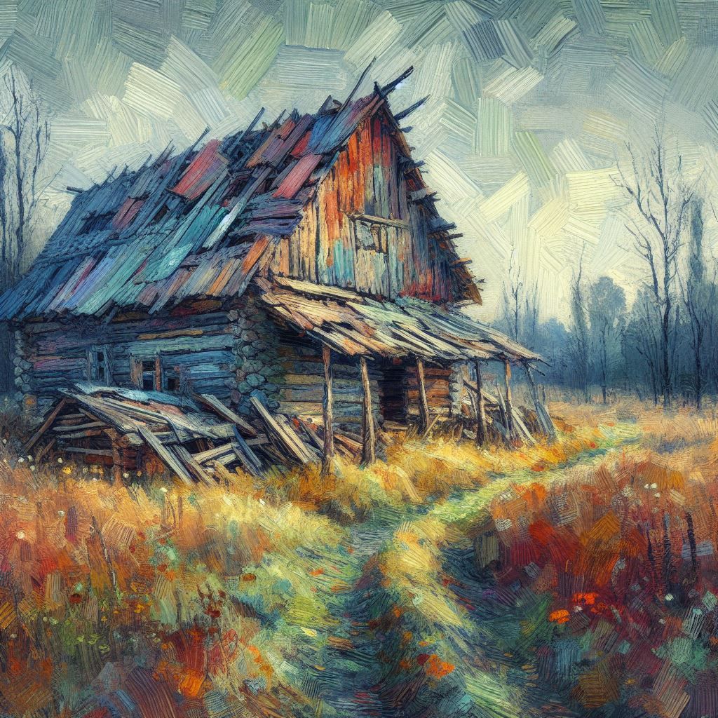 Old barn on the farm