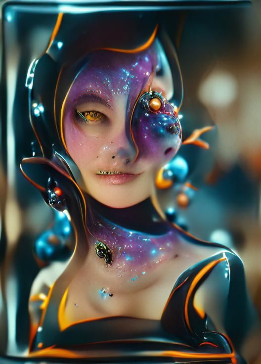 Alien beauty - AI Photo Generator - starryai