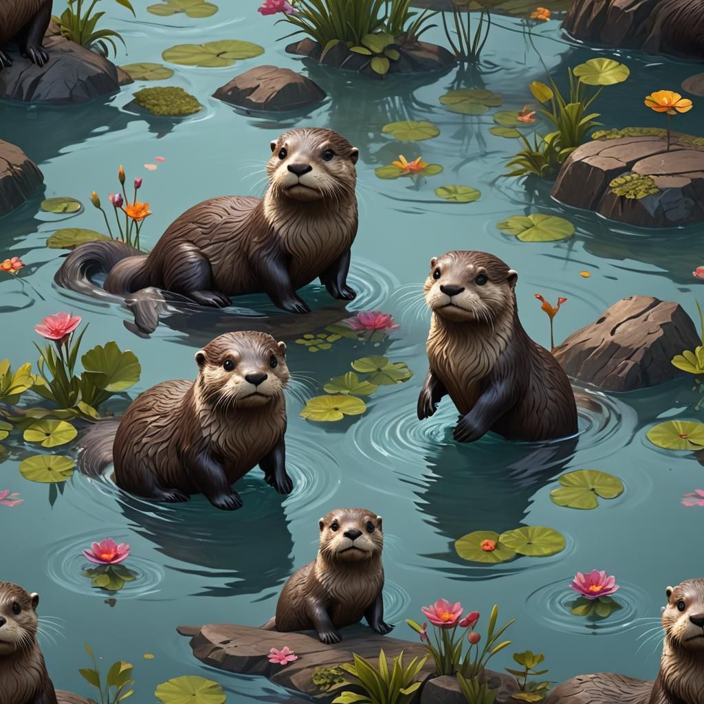 cute otter