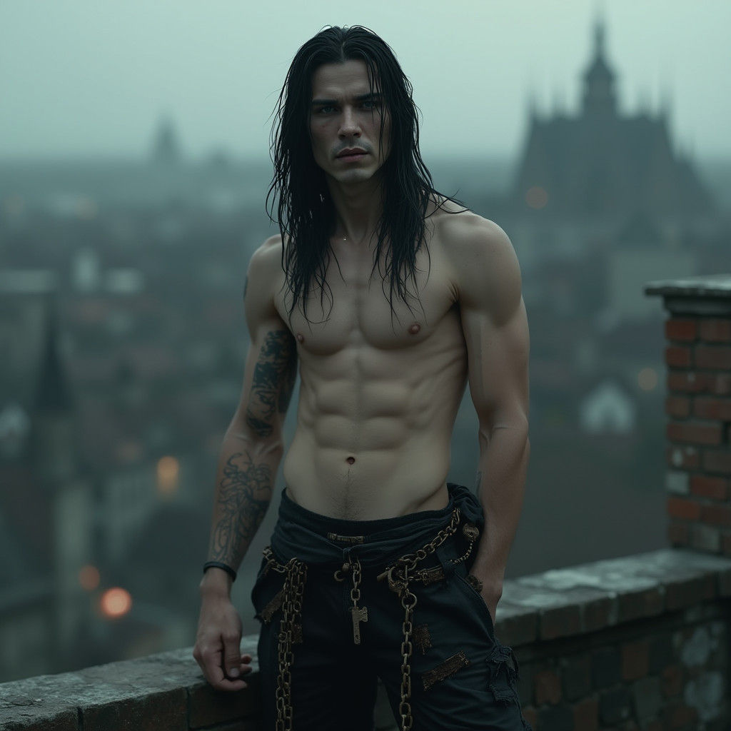 Goth man  by @Shevek