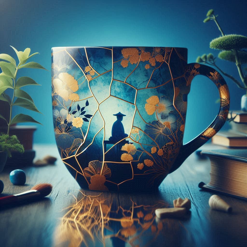 Blue mug