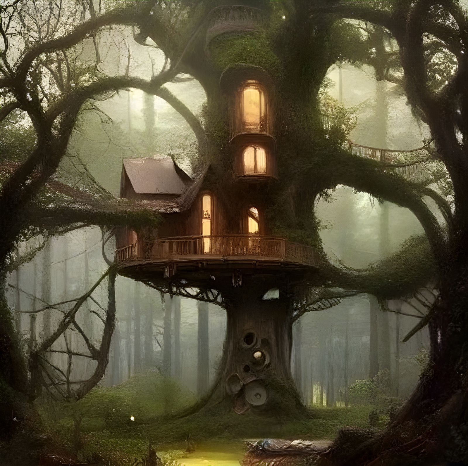 Three Story Treehouse 