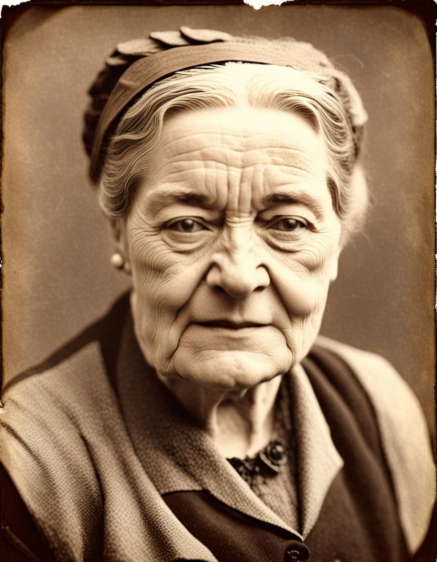 A vintage photo of Clara Zetkin, a pioneering feminist and socialist leader   by @undefined