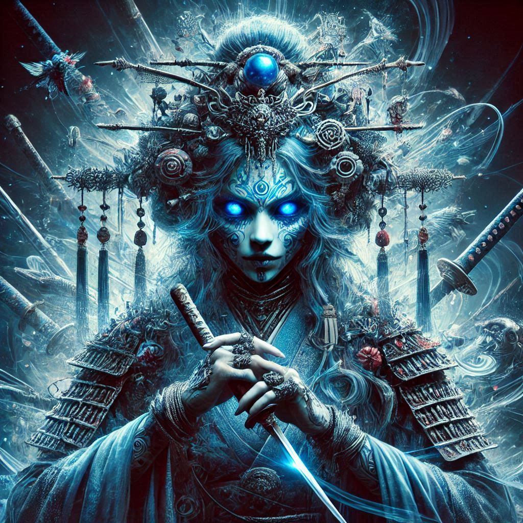 double exposure beautiful fantasy DALL-E 3 portrait landscape..