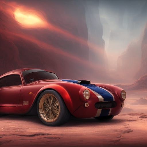 old fashioned Shelby car