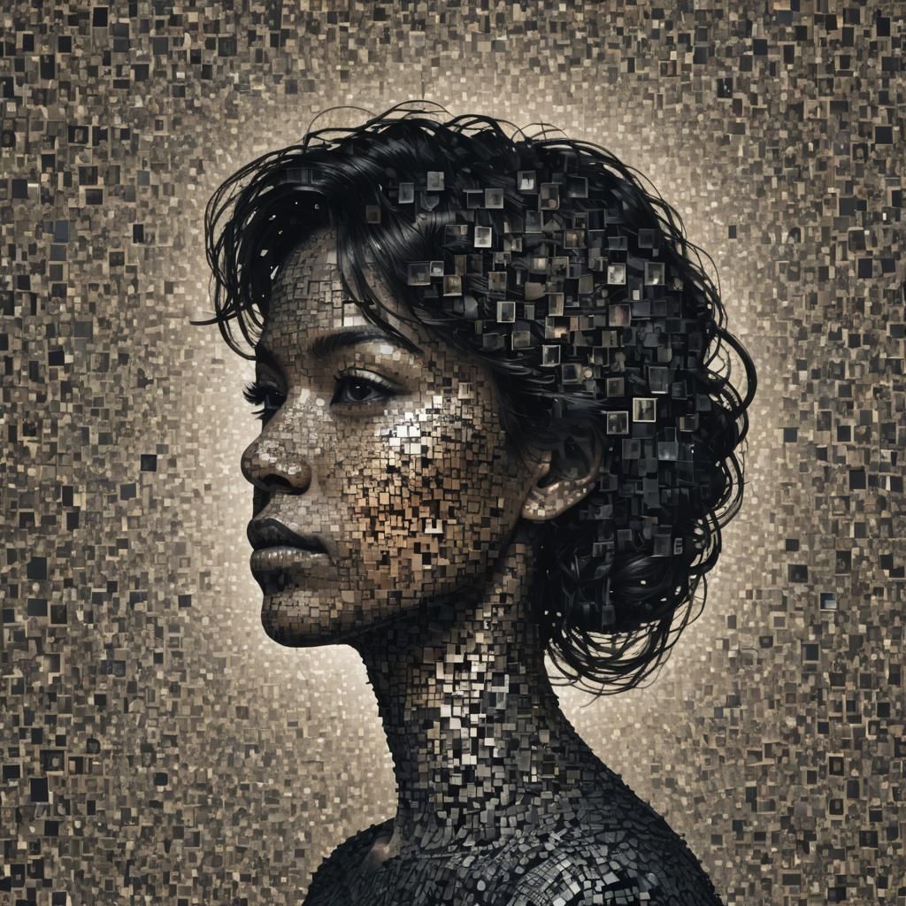 Digital montage portait