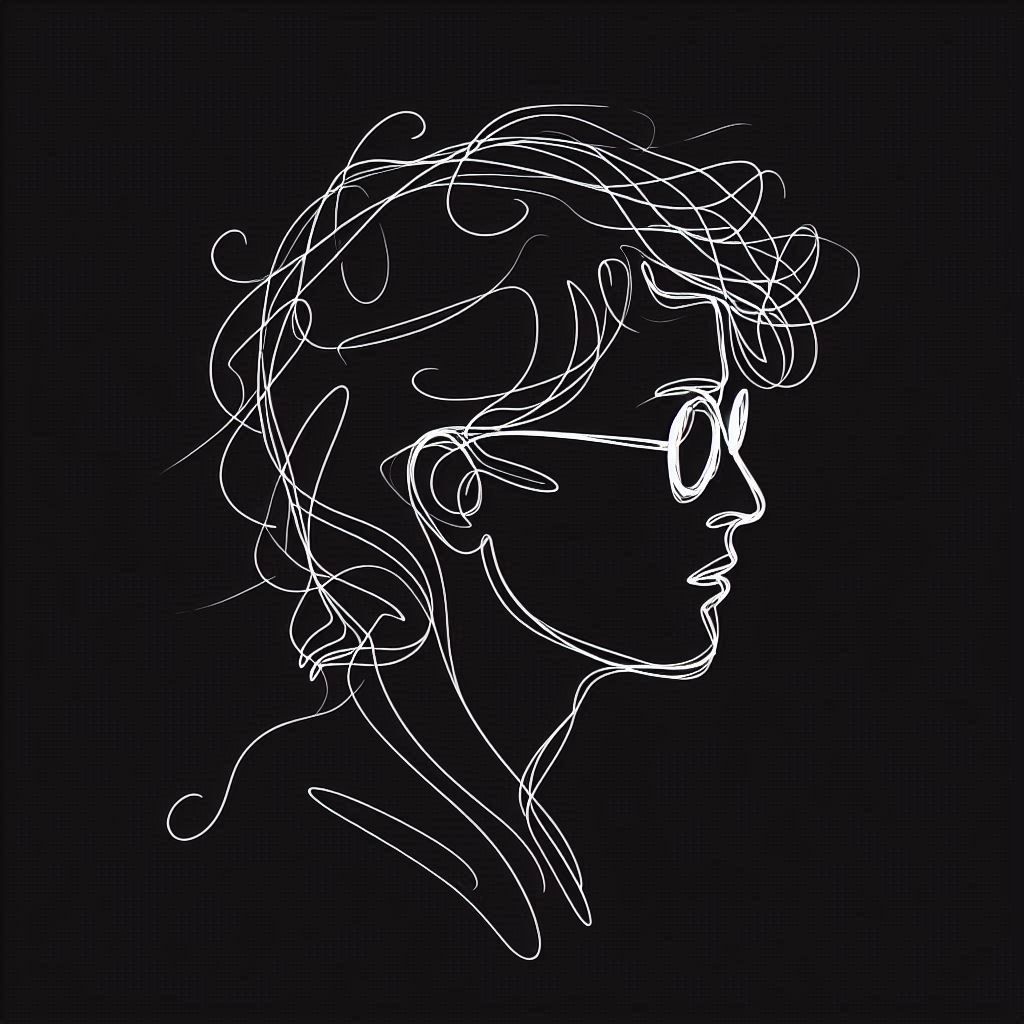 Harry Potter Line Art Portrait