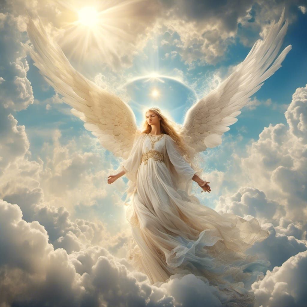 <lora:NC Hyperreal:1.0> An angel brings peace, love and prosperity to planet earth