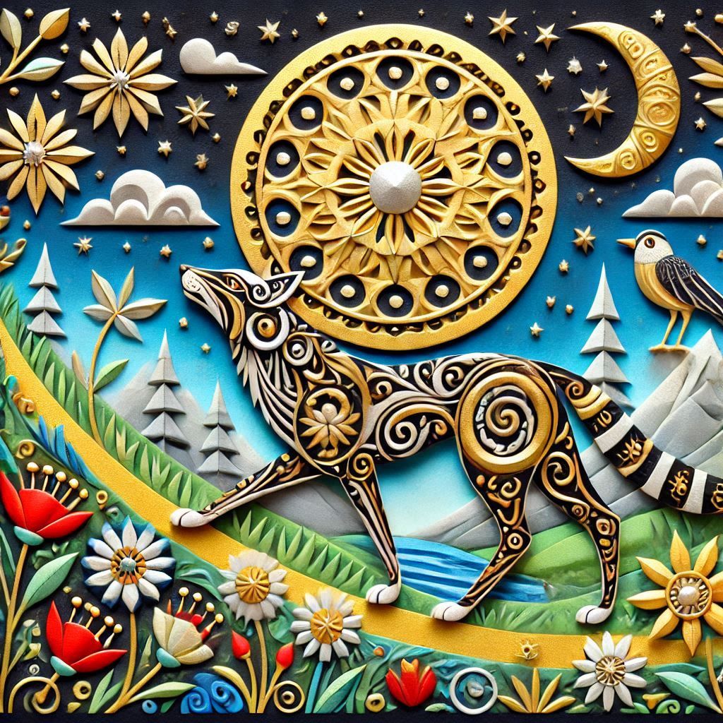 Nature under Sun and Moon.