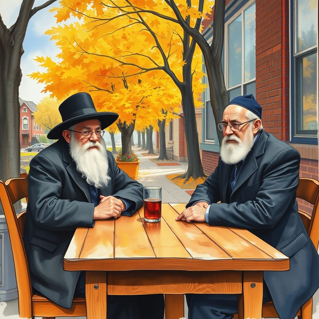 Peaceful Autumn Scene in Crown Heights, Brooklyn