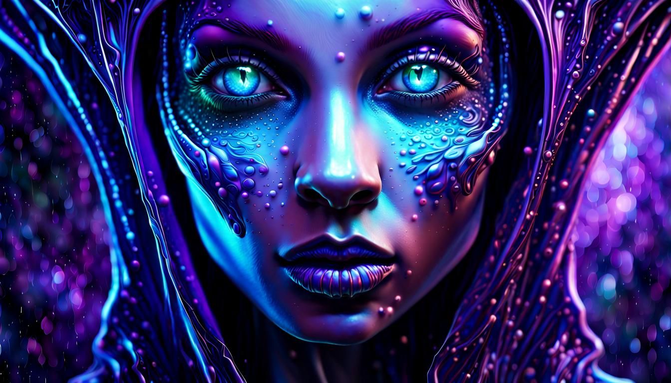 ALIEN EYES - AI Generated Artwork - NightCafe Creator