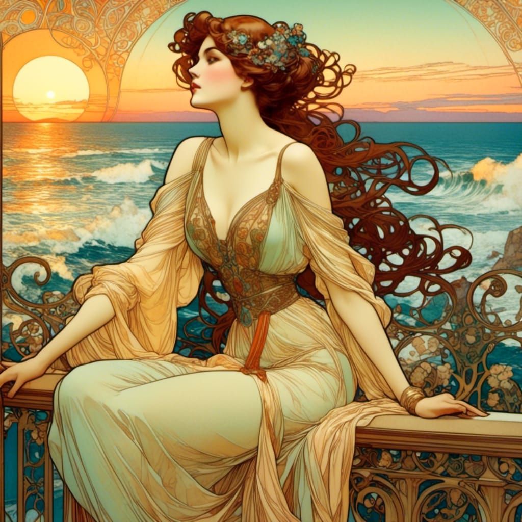 <lora:Art Nouveau Style:1.0>  