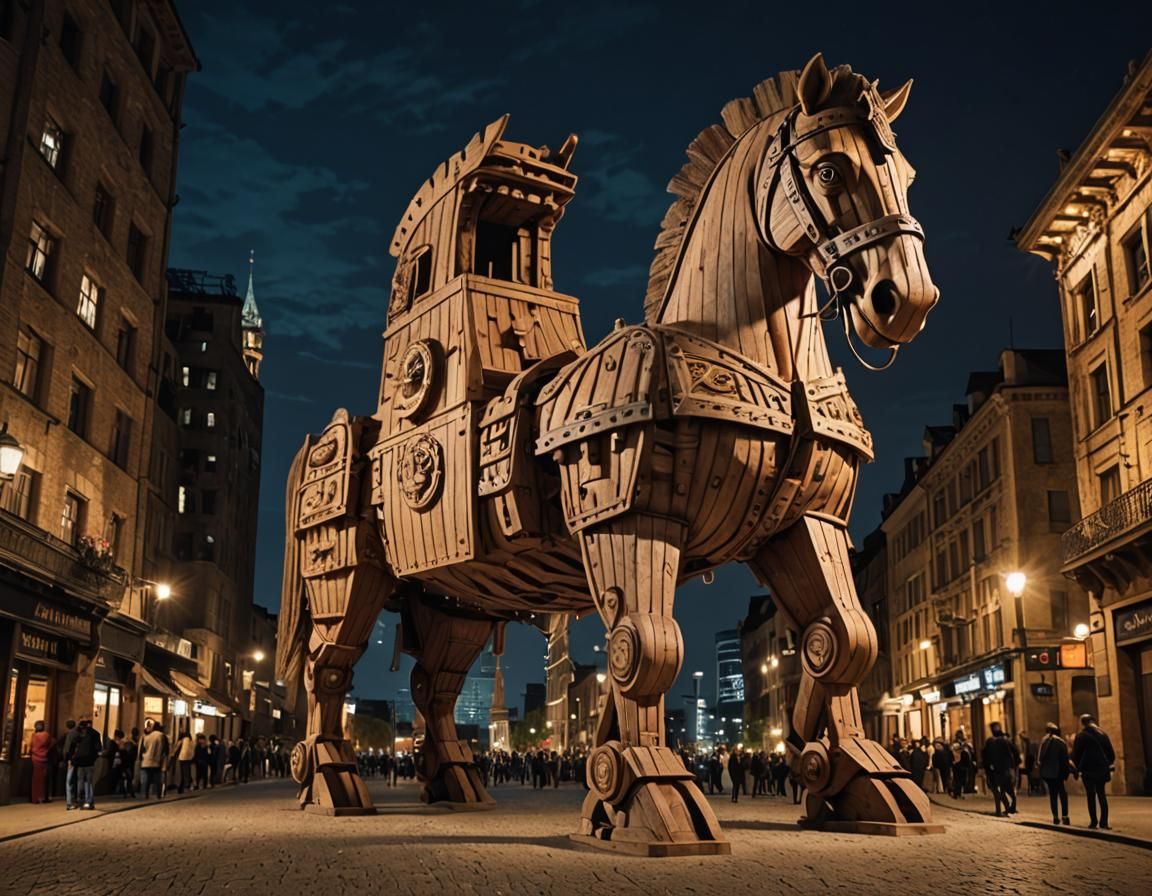 The Trojan Horse in modern day London.