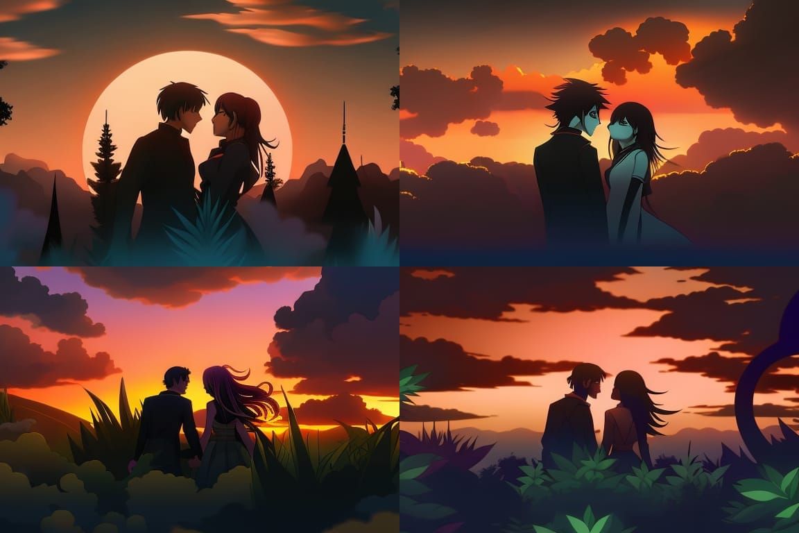 Draw custom anime couple portrait and wedding illustration by  Lucid_arts_666 | Fiverr