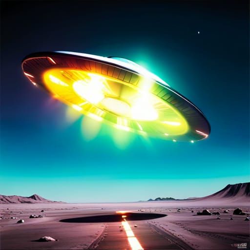 UFO sighting - AI Generated Artwork - NightCafe Creator