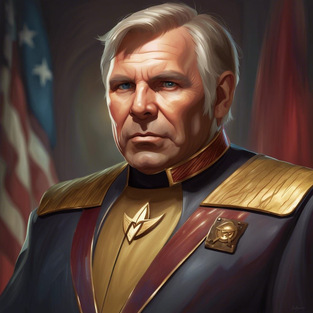 GENE RODDENBERRY, WHITE HOUSE CHIEF OF STAFF - AI Generated Artwork ...