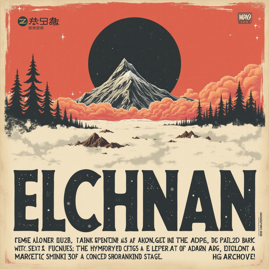 Volcano Erupts Through Clouds in Dramatic Landscape