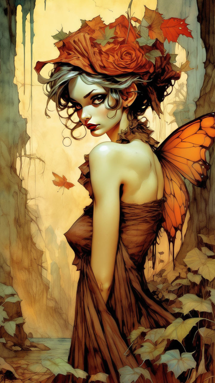 Vintage Fantasy Pin Up