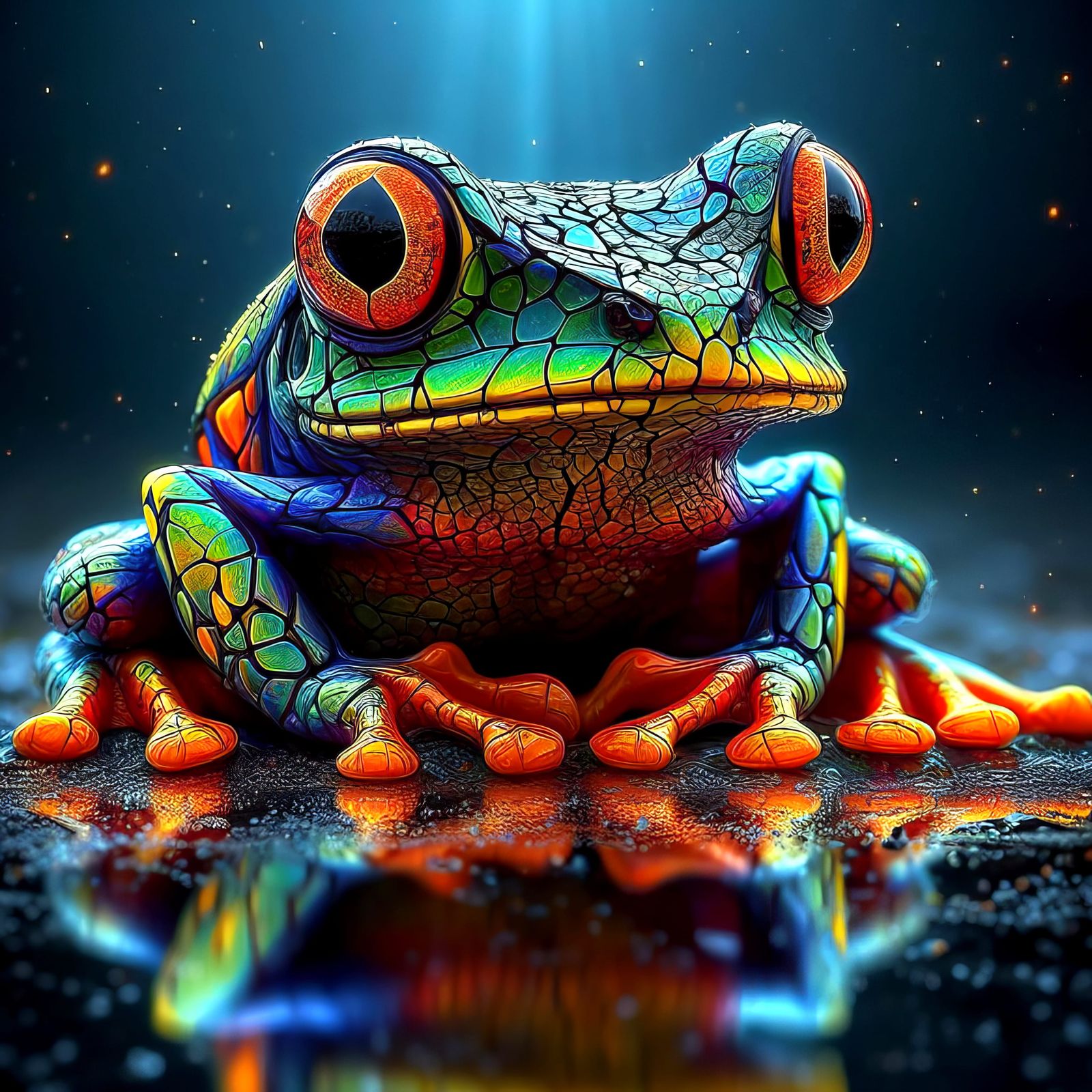Fractured Frog
