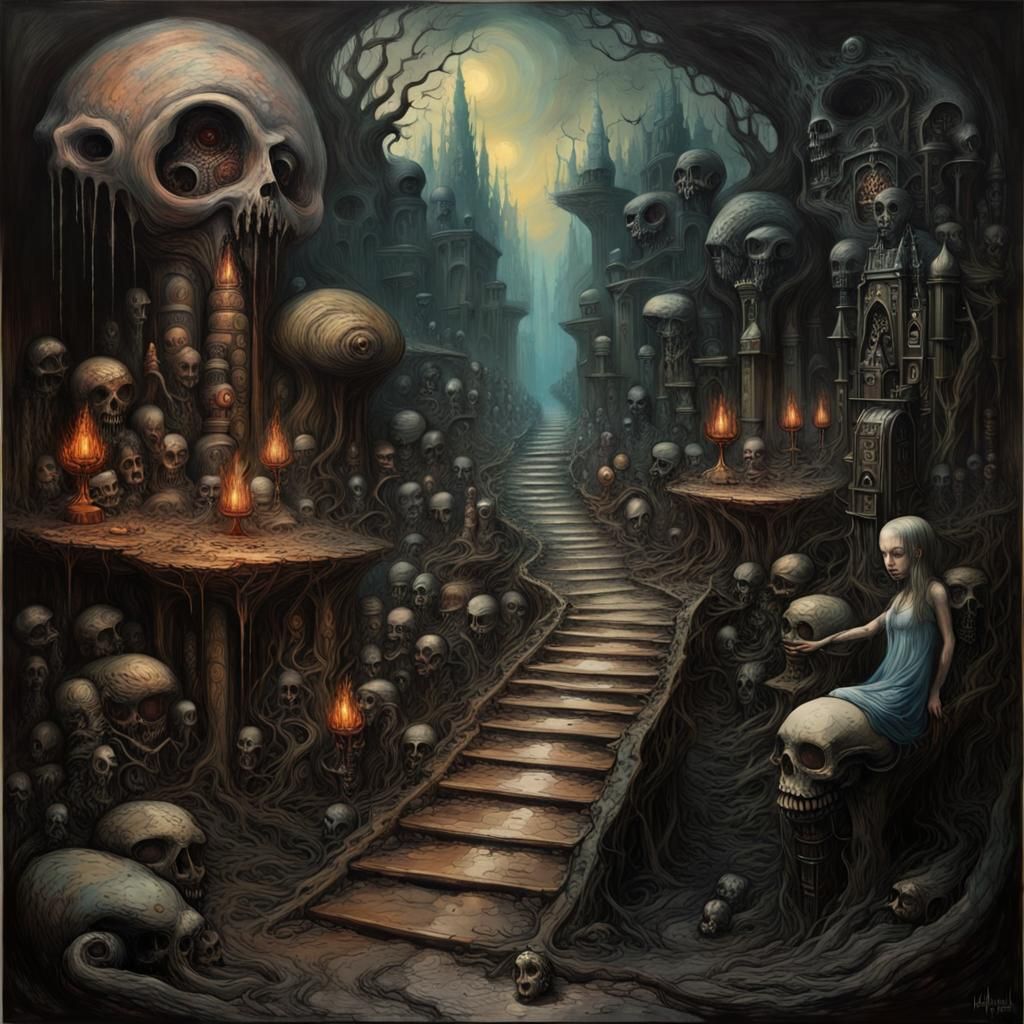 Path to the underworld:: alice in wonderland 