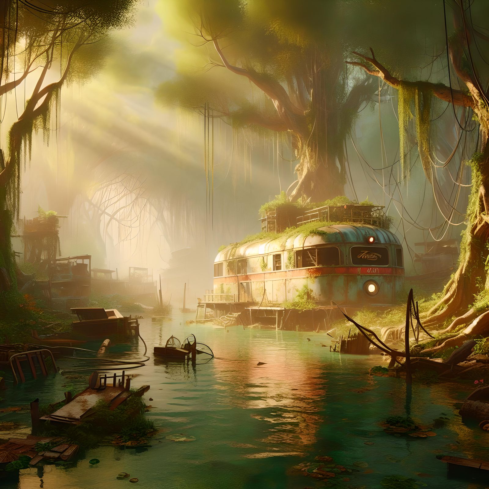 Post apocalyptic Bayou variant