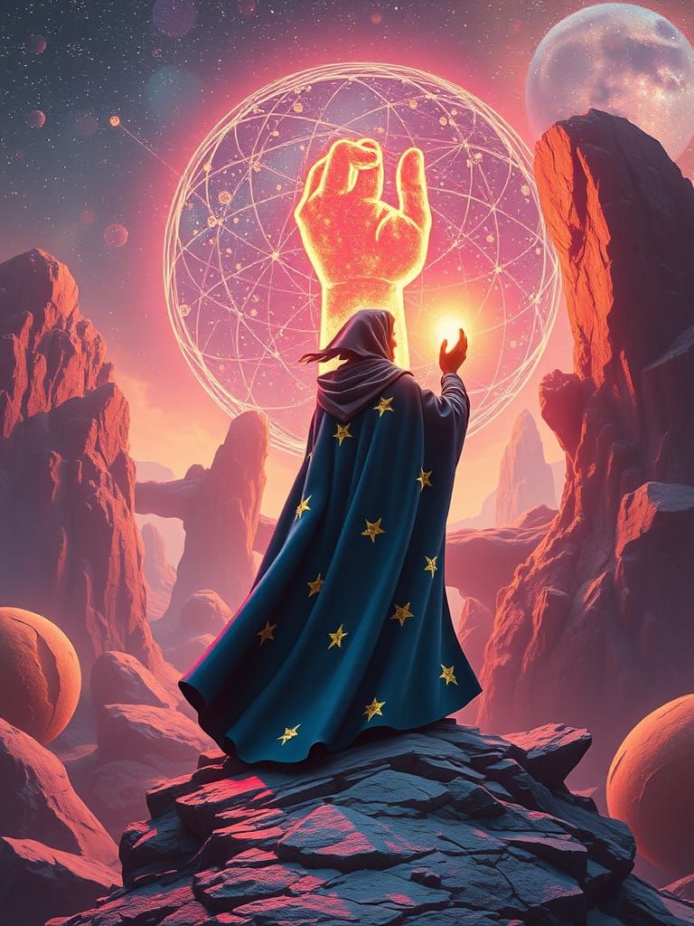 Imagine a celestial sculptor chiseling constellations from asteroids