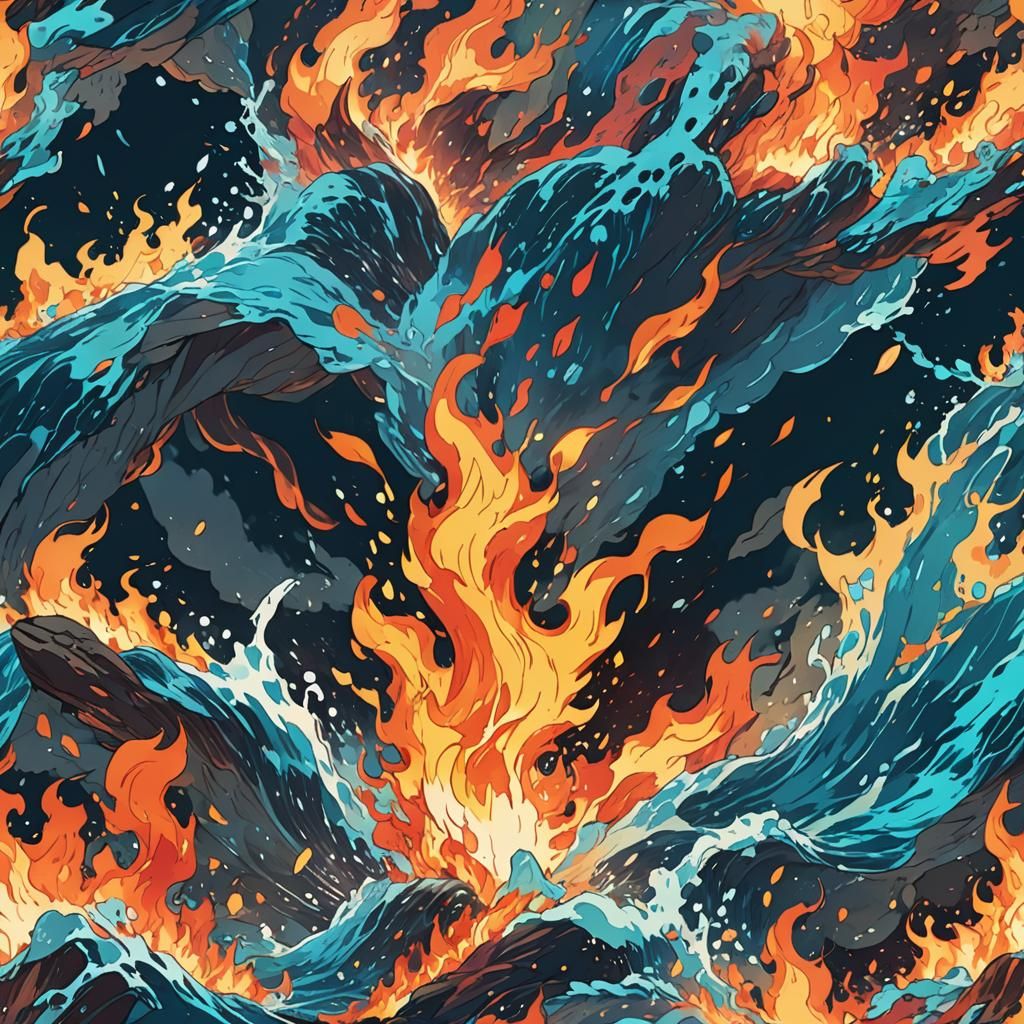 fire and water mix
