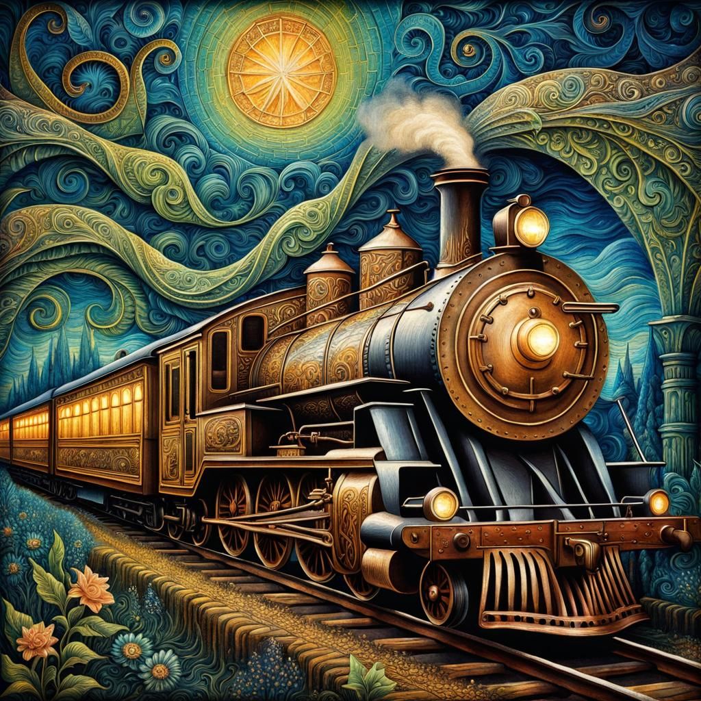 Night Train  by @Galfrid Brumfield