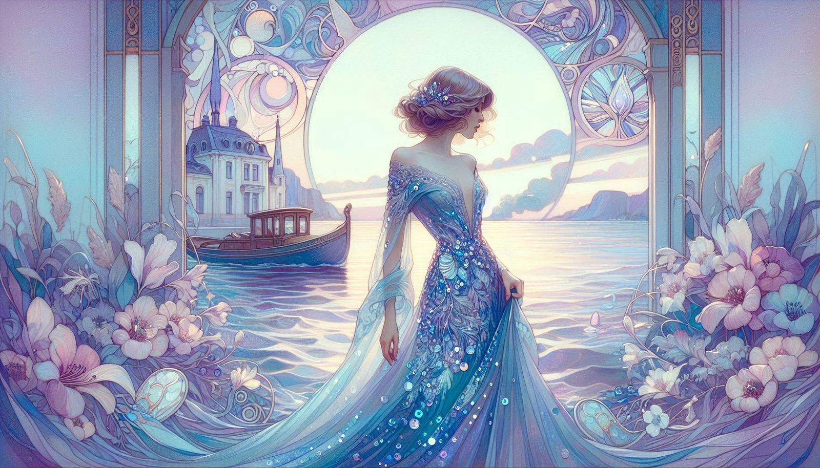 Art nouveau by the lake