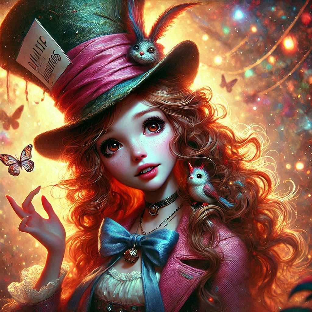 adorable fairy-tale fantasy creature portrait..