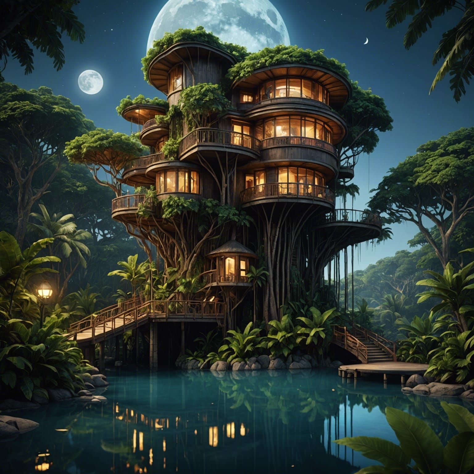 Sustainable Condo Somewhere in the Universe  by @mathy_art_girl_305