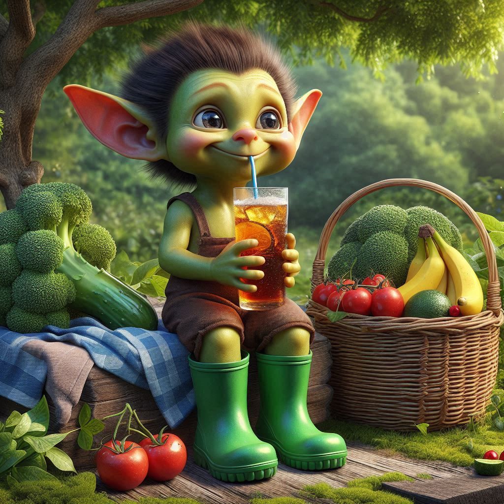 Jinn and the five fruit and vegetables