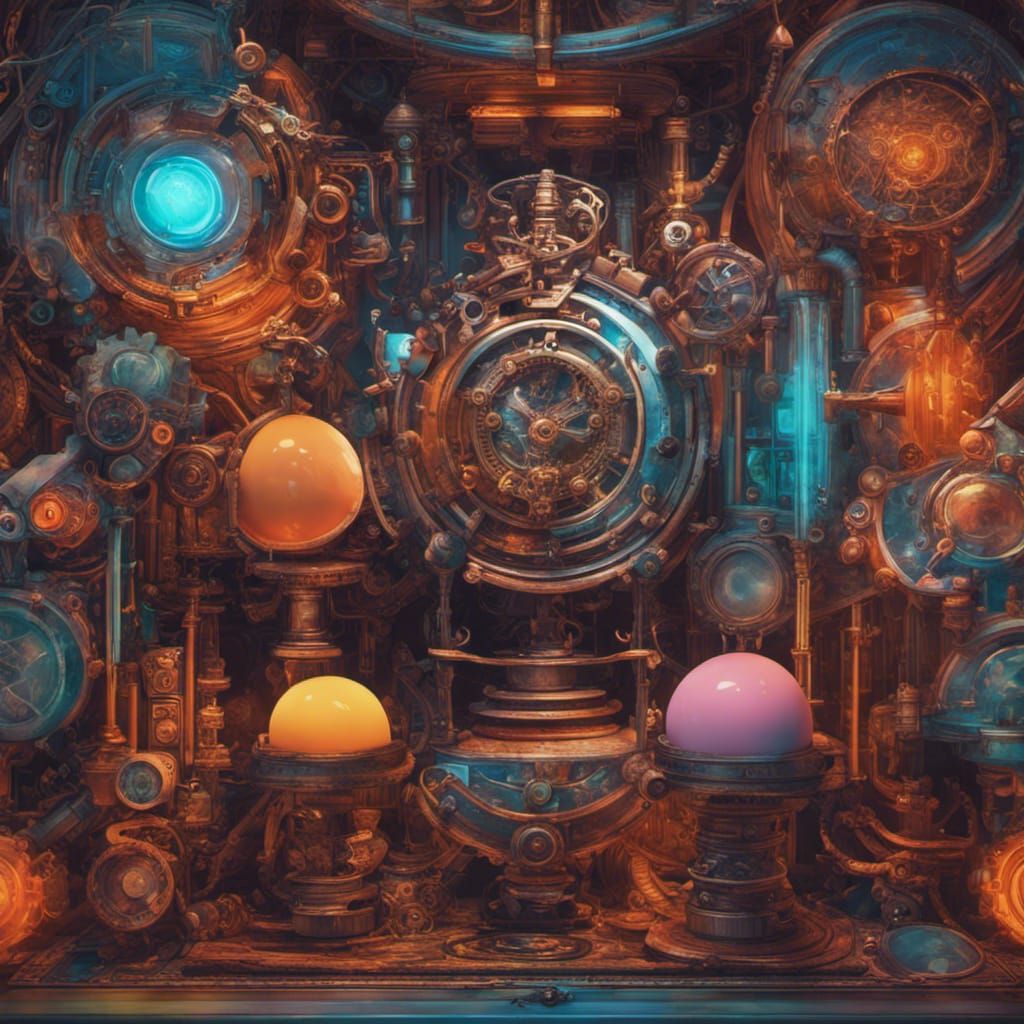 Steampunk Lab - AI Generated Artwork - NightCafe Creator