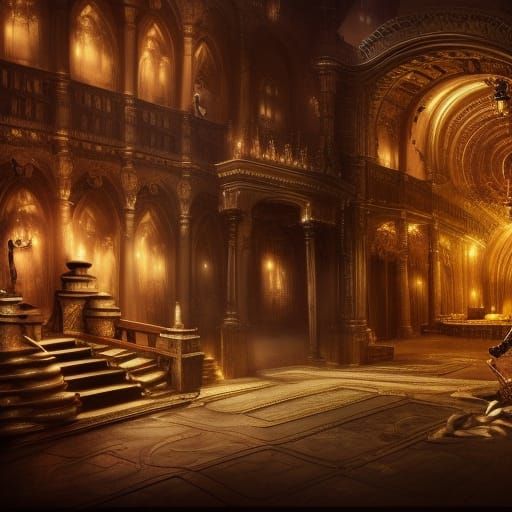 The Magician's Lair: The Golden Palace! - AI Generated Artwork ...