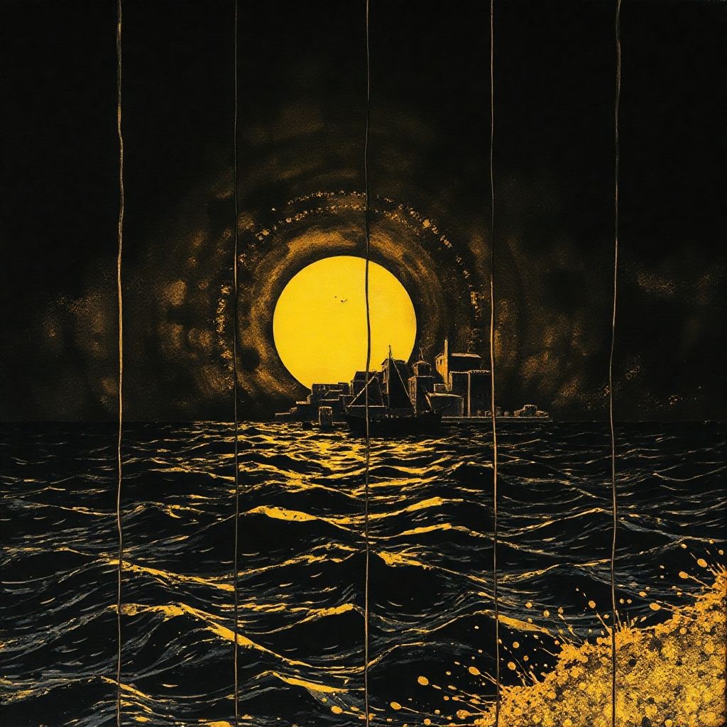 Wood-engraved illustration in the style of Paul Gustave Loui...