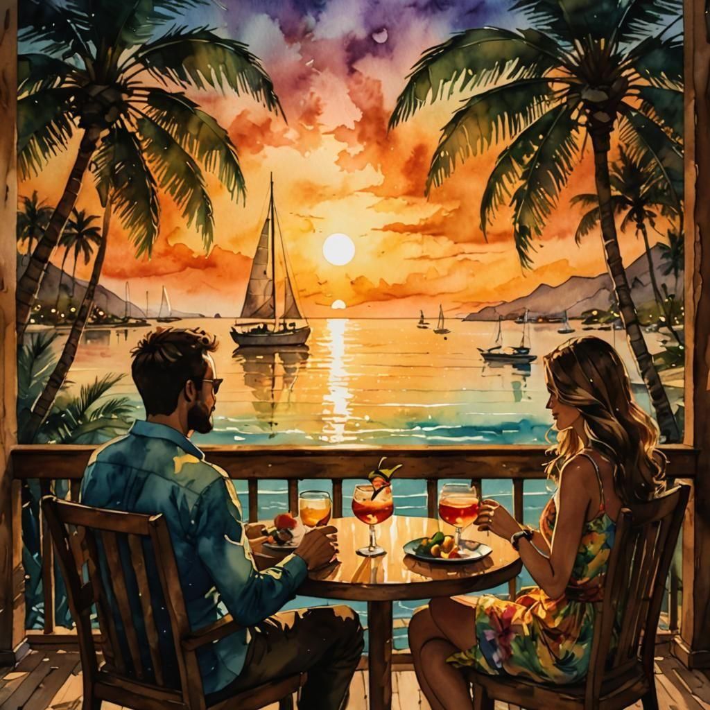 Sunset in Paradise II  by @TSharp 