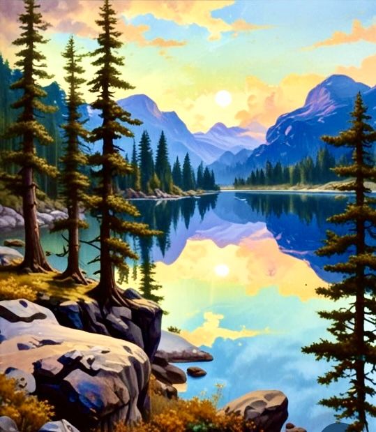 In the style of The Group of Seven 2