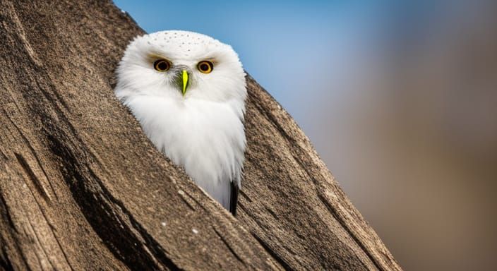 White Owl Takeoff in Snowy Wildlife Photography