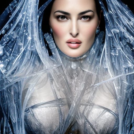 Crystal Queen II AI Generated Artwork NightCafe Creator