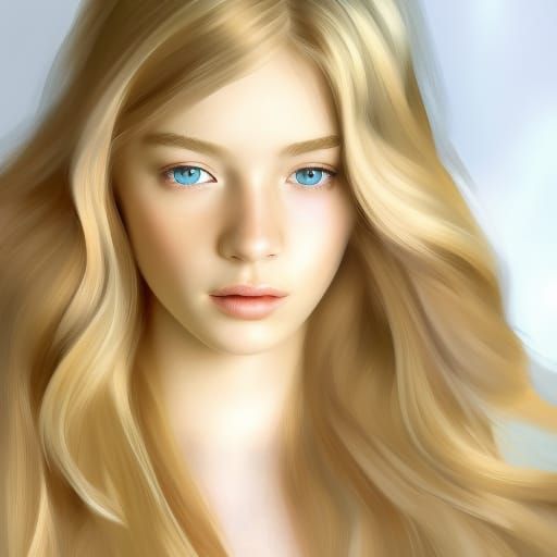 Gorgeous Blonde - AI Generated Artwork - NightCafe Creator